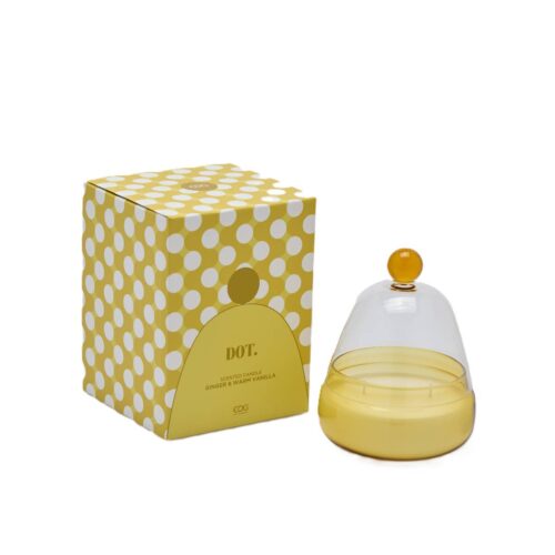 Dot Scented Candle -Ginger & Warm Vanilla