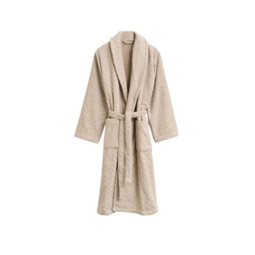 Jacquard Herringbone Morgenkåpe